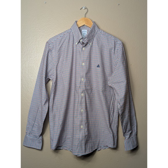 Brooks Brothers Other - Brooks Brothers Gingham Button Down Shirt Mens M Multi Check Non-Iron Stretch